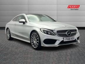 MERCEDES-BENZ C CLASS 2018 (18) at Perrys Alfreton