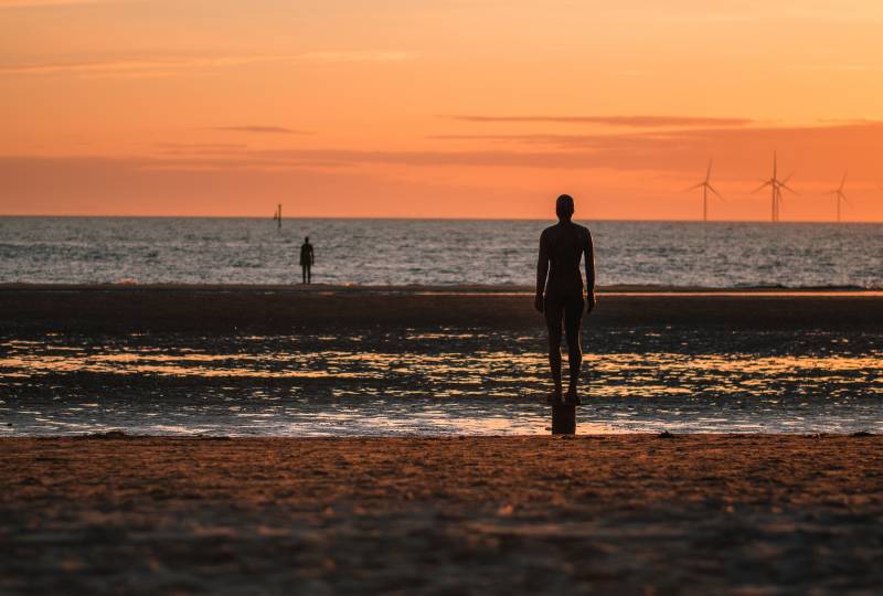 Crosby Beach Merseyside