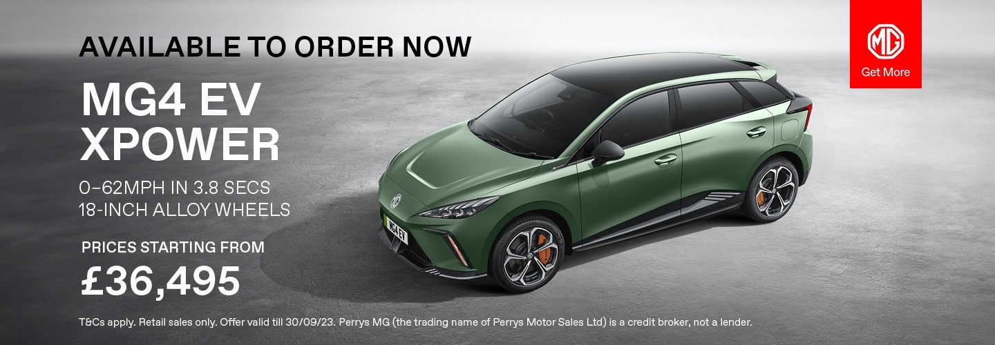 MG4 EV XPower Banner Q3 23