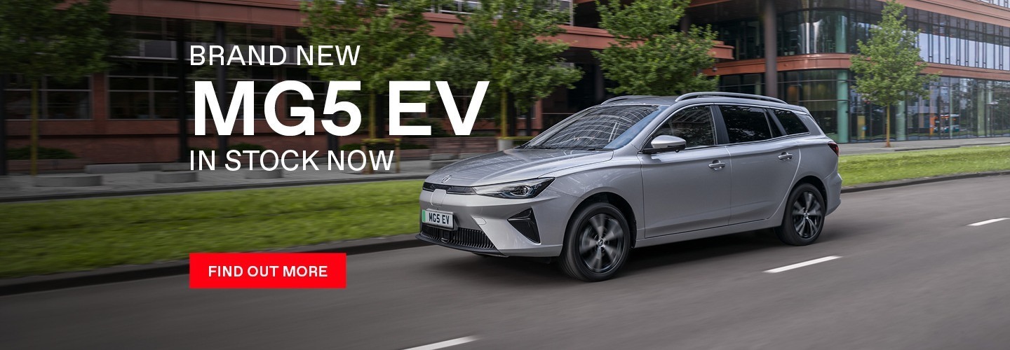 MG5 EV Stock Banner