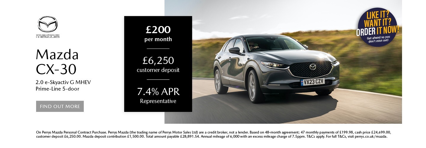 Mazda CX-30 Retail Offer | Q4 2023