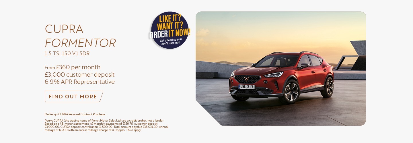 CUPRA Formentor Retail Offer | Q4 2023