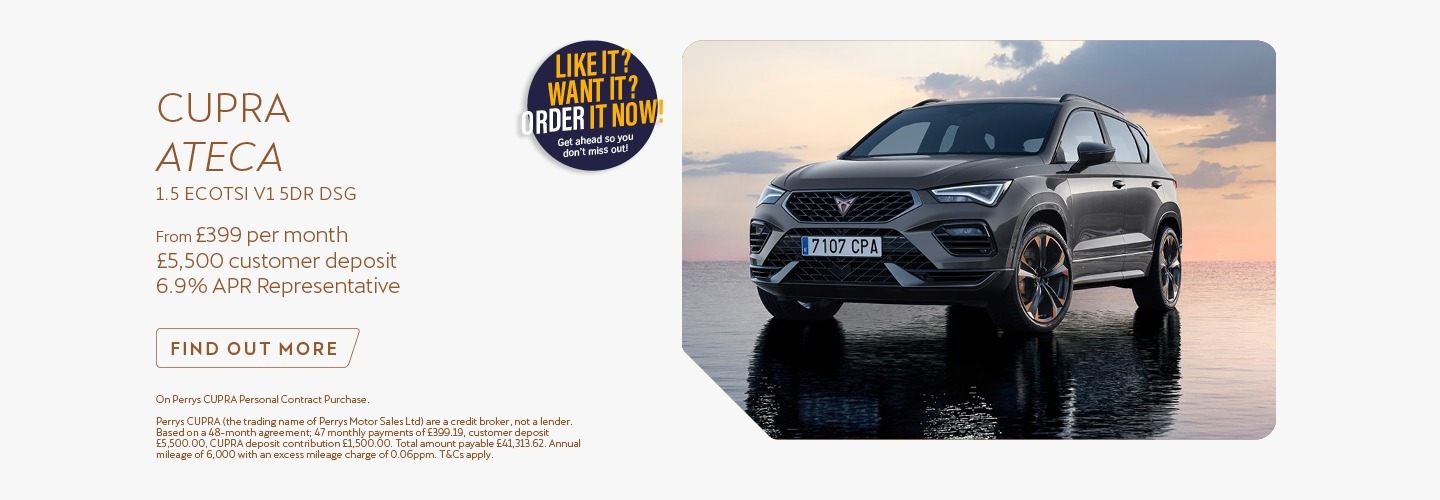 CUPRA Ateca Retail Offer | Q4 2023
