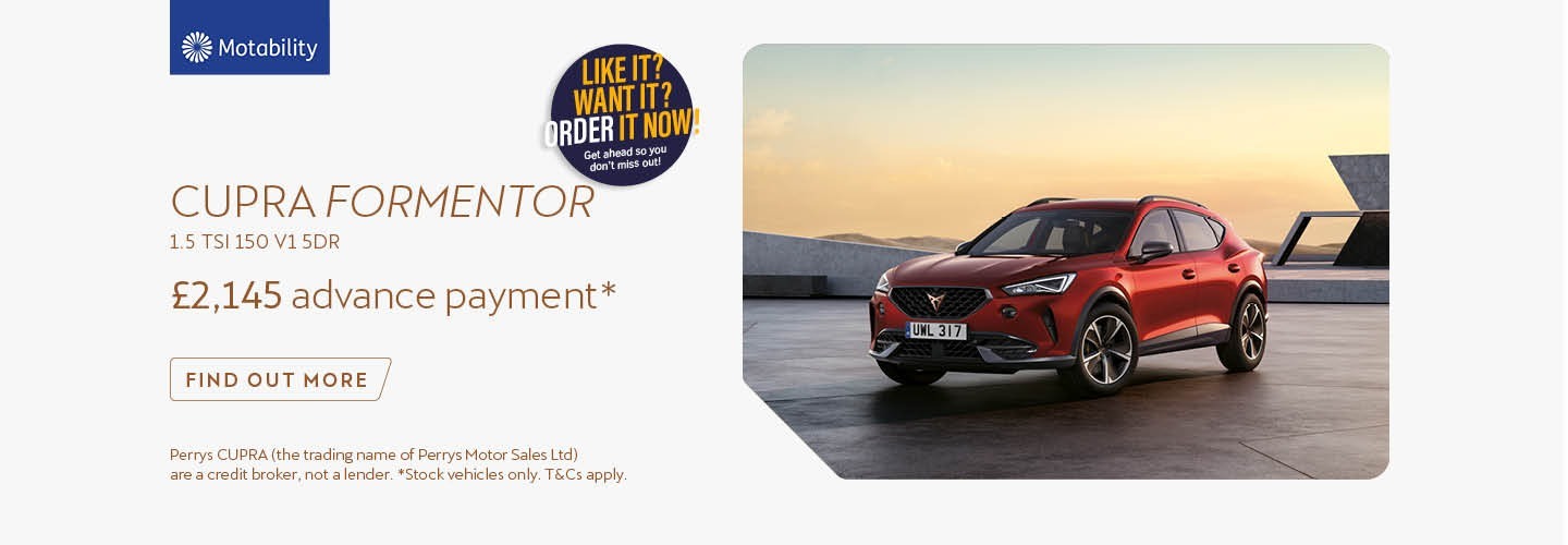 CUPRA Formentor Motability Offer | Q4 2023