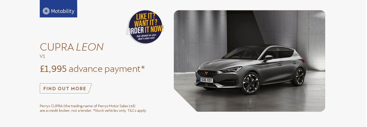 CUPRA Leon Motability Offer | Q4 2023