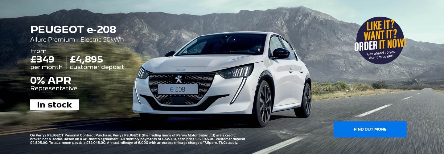 Peugeot e-208 Allure Premium+ Q4 23