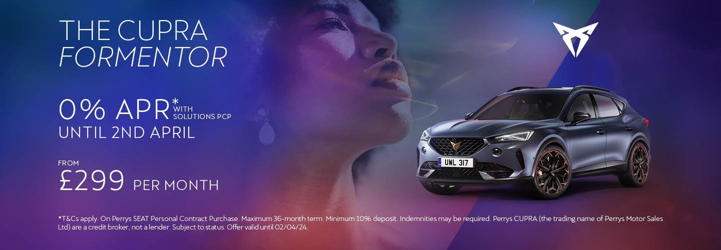 CUPRA Formentor 0% APR Q4/Q1