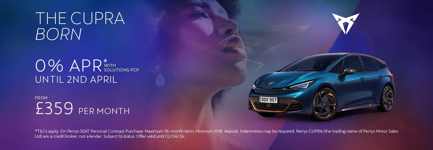 CUPRA Born 0% APR Q4/Q1 2024