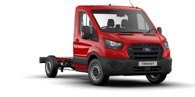 Transit Chassis Cab - Race Red